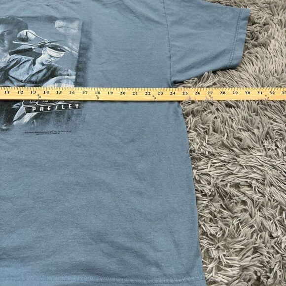 Graceland Elvis Presley Blue Short Sleeve T Shirt Crewneck Size 2XL - Picture 7 of 10